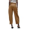 imageCicy Bell Casual Dress Pants High Waisted Button Work Office Pleated Trousers with PocketsBrown