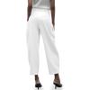 imageCicy Bell Casual Dress Pants High Waisted Button Work Office Pleated Trousers with PocketsWhite