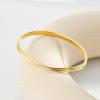 imageCicy Bell Mobius Bangle Bracelets for Women Trendy 18k Gold Plated Cubic Zirconia Minimalist Stackable Bracelets Jewelry GiftsGold