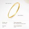 imageCicy Bell Mobius Bangle Bracelets for Women Trendy 18k Gold Plated Cubic Zirconia Minimalist Stackable Bracelets Jewelry GiftsGold