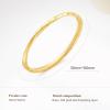 imageCicy Bell Mobius Bangle Bracelets for Women Trendy 18k Gold Plated Cubic Zirconia Minimalist Stackable Bracelets Jewelry GiftsZ1Gold