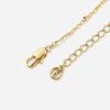 imageCicy Bell Womens 18k Gold Plated White Shell Cubic Zirconia Square Cross Adjustable Chain Link Bracelets 669quot with 2quot ExtenderStyle CYellow Gold