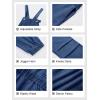 imageCicy Bell Womens Baggy Denim Overalls Loose Fit Lantern Jogger Leg Jean Jumpsuit with PocketsBlue