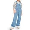 imageCicy Bell Womens Baggy Denim Overalls Loose Fit Lantern Jogger Leg Jean Jumpsuit with PocketsLight Blue
