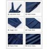 imageCicy Bell Womens Baggy Denim Overalls Loose Fit Lantern Jogger Leg Jean Jumpsuit with PocketsNavy
