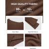 imageCicy Bell Womens Bell Long Sleeve Tops Going Out Knitted Fall Pullover Lightweight Sweater ShirtsCoffee