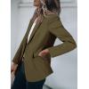 imageCicy Bell Womens Casual Blazers Open Front Long Sleeve Work Office Suit Jackets BlazerArmy Green