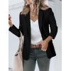 imageCicy Bell Womens Casual Blazers Open Front Long Sleeve Work Office Suit Jackets BlazerBlack