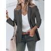 imageCicy Bell Womens Casual Blazers Open Front Long Sleeve Work Office Suit Jackets BlazerBlackgrey