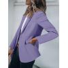 imageCicy Bell Womens Casual Blazers Open Front Long Sleeve Work Office Suit Jackets BlazerBlue Purple