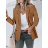 imageCicy Bell Womens Casual Blazers Open Front Long Sleeve Work Office Suit Jackets BlazerBrown
