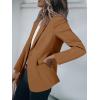 imageCicy Bell Womens Casual Blazers Open Front Long Sleeve Work Office Suit Jackets BlazerBrown