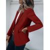imageCicy Bell Womens Casual Blazers Open Front Long Sleeve Work Office Suit Jackets BlazerBurgundy