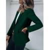 imageCicy Bell Womens Casual Blazers Open Front Long Sleeve Work Office Suit Jackets BlazerDark Green