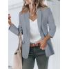 imageCicy Bell Womens Casual Blazers Open Front Long Sleeve Work Office Suit Jackets BlazerDark Grey