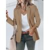 imageCicy Bell Womens Casual Blazers Open Front Long Sleeve Work Office Suit Jackets BlazerDark Khaki