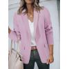 imageCicy Bell Womens Casual Blazers Open Front Long Sleeve Work Office Suit Jackets BlazerLavender