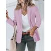 imageCicy Bell Womens Casual Blazers Open Front Long Sleeve Work Office Suit Jackets BlazerLavender