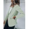 imageCicy Bell Womens Casual Blazers Open Front Long Sleeve Work Office Suit Jackets BlazerLight Green