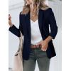 imageCicy Bell Womens Casual Blazers Open Front Long Sleeve Work Office Suit Jackets BlazerNavy