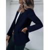 imageCicy Bell Womens Casual Blazers Open Front Long Sleeve Work Office Suit Jackets BlazerNavy
