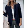 imageCicy Bell Womens Casual Blazers Open Front Long Sleeve Work Office Suit Jackets BlazerNavy