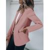 imageCicy Bell Womens Casual Blazers Open Front Long Sleeve Work Office Suit Jackets BlazerNude Pink
