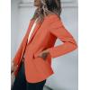 imageCicy Bell Womens Casual Blazers Open Front Long Sleeve Work Office Suit Jackets BlazerOrange