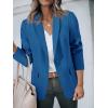 imageCicy Bell Womens Casual Blazers Open Front Long Sleeve Work Office Suit Jackets BlazerRoyal Blue