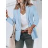 imageCicy Bell Womens Casual Blazers Open Front Long Sleeve Work Office Suit Jackets BlazerSky Blue
