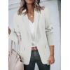 imageCicy Bell Womens Casual Blazers Open Front Long Sleeve Work Office Suit Jackets BlazerWhite