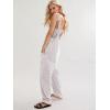 imageCicy Bell Womens Casual Corduroy Overalls Jumpsuits Ribbed Sleeveless V Neck Adjustable Straps Long Pants RompersBeige