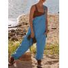 imageCicy Bell Womens Casual Overalls Baggy Adjustable Straps Bib Jogger Jumpsuits Cute Cozy OutfitsBluish Gray