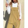 imageCicy Bell Womens Casual Overalls Baggy Adjustable Straps Bib Jogger Jumpsuits Cute Cozy OutfitsKhaki