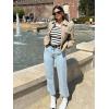 imageCicy Bell Womens Cropped Wool Coats Lapel Collar Button Down Fall Jackets Lightweight Short Pea CoatsCamel Apricot