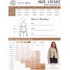 imageCicy Bell Womens Cropped Wool Coats Lapel Collar Button Down Fall Jackets Lightweight Short Pea CoatsCamel Apricot