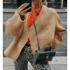 imageCicy Bell Womens Cropped Wool Jackets Fall V Neck Short Pea Coats Single Breasted Outerwear Winter OutfitsKhaki