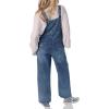 imageCicy Bell Womens Denim Overalls Loose Fit Summer Baggy Distressed Adjustable Strap Jeans Overall JumpsuitsBlue