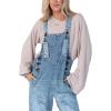 imageCicy Bell Womens Denim Overalls Loose Fit Summer Baggy Distressed Adjustable Strap Jeans Overall JumpsuitsLight Blue