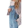 imageCicy Bell Womens Denim Overalls Loose Fit Summer Baggy Distressed Adjustable Strap Jeans Overall JumpsuitsLight Blue