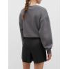 imageCicy Bell Womens Faux Leather Skorts High Waisted Shorts Button Front Mini PU SkirtsBlack