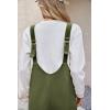 imageCicy Bell Womens Fleece Overalls Jumpsuits Loose Fit V Neck Sleeveless Jumpsuit Sherpa Fuzzy Fall OutfitsArmy Green