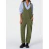 imageCicy Bell Womens Fleece Overalls Jumpsuits Loose Fit V Neck Sleeveless Jumpsuit Sherpa Fuzzy Fall OutfitsArmy Green