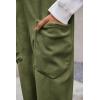 imageCicy Bell Womens Fleece Overalls Jumpsuits Loose Fit V Neck Sleeveless Jumpsuit Sherpa Fuzzy Fall OutfitsArmy Green