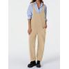 imageCicy Bell Womens Fleece Overalls Jumpsuits Loose Fit V Neck Sleeveless Jumpsuit Sherpa Fuzzy Fall OutfitsKhaki