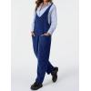 imageCicy Bell Womens Fleece Overalls Jumpsuits Loose Fit V Neck Sleeveless Jumpsuit Sherpa Fuzzy Fall OutfitsNavy