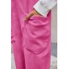 imageCicy Bell Womens Fleece Overalls Jumpsuits Loose Fit V Neck Sleeveless Jumpsuit Sherpa Fuzzy Fall OutfitsRose Red