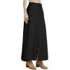 imageCicy Bell Womens High Waisted Corduroy Maxi Skirts Split Aline Casual Fall Long SkirtBlack
