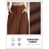 imageCicy Bell Womens High Waisted Corduroy Maxi Skirts Split Aline Casual Fall Long SkirtBrown