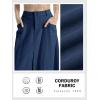 imageCicy Bell Womens High Waisted Corduroy Maxi Skirts Split Aline Casual Fall Long SkirtNavy